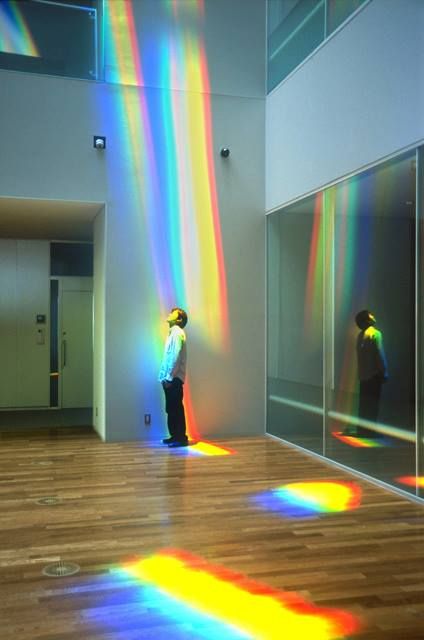 Light Art Diy Abat Jour, Art Intervention, Light Art Installation, Nature Light, Lighting Concepts, Interactive Installation, Rainbow Light, Neon Aesthetic, Sun Light