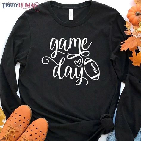 Game Day Football Sports Football Lover Game Day Sweatshirt, Classic T-Shirt, Best Gifts For Sports Fans Check more at https://teebyhuman.com/product/game-day-football-sports-football-lover-game-day-sweatshirt-classic-t-shirt-best-gifts-for-sports-fans/ Game Day Sweatshirt, Game Day Football, Football Lover, Gifts For Sports Fans, Football Lovers, Game Lovers, Sports Football, Sport Football, Sports Fan