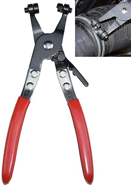 CNWOOAIVE Hose Clamp Pliers for Removal and Installation of Ring-Type or Flat-Band Hose Clamps Flexible Fast, Lock Design, Hose Clamps, Garage Equipment, Water Pipe, Types Of Rings, Water Pipes, Pliers, Tool Box