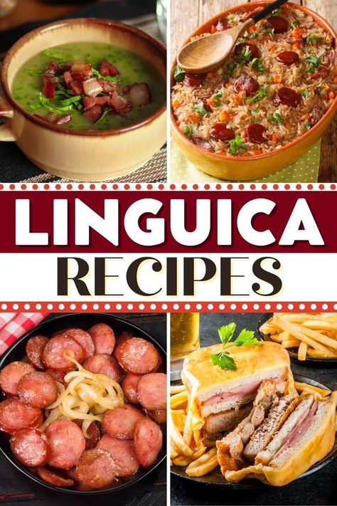 Ground Linguica Recipes, Linguica Sausage Recipes, Recipes With Linguica Sausage, Linguisa Sausage Recipes, Linguisa Sausage, Linguica Recipes Dinner, Linguica Recipes, Longaniza Recipe, Longanisa Recipe