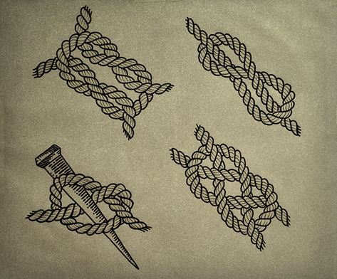 Tattoo Knot, Sailing Tattoo, Rope Tattoo, Navy Tattoos, Sailor Tattoos, Sailor Knot, Sailor Tattoo, Sailor Jerry Tattoos, Knot Tattoo