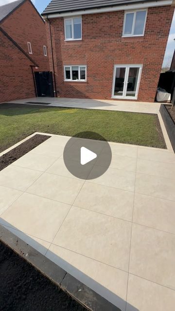 Macclandscapes on Instagram: "£16,000! What do you think of the price? #landscaping #patio #gardentransformation #gardenideas #diy #garden #landscaper #gardendesign #porcelain #sleeper #fence" Plant Borders Ideas, Sleeper Fence, Garden Privacy Ideas, New Build Garden Ideas, Boundry Wall, Sleepers In Garden, Landscaping Patio, Simple Garden Designs, Summer House Garden