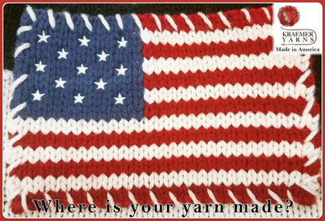 Kraemer Yarns  America's yarn Where is your yarn made? www.patternsbykraemer.com Use code: Thankyou20  for 20% off of you 1st online order American Flag Blanket, Super Chunky Knit Blanket, Yarn Blanket, Hand Knit Blanket, Blanket Ideas, Chunky Knit Throw, Knit Throw, Blanket Diy, Chunky Blanket