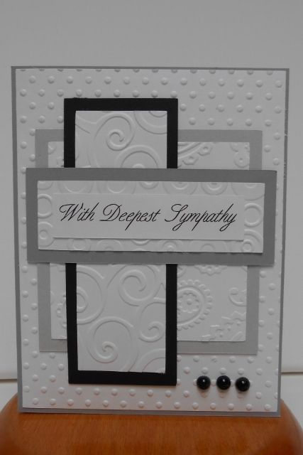 Stampin Up Sympathy Cards, Sympathy Cards Handmade, Cricut Cards, Embossed Cards, Sympathy Card, Stamping Up Cards, Get Well Cards, Paper Crafts Cards, Creative Cards