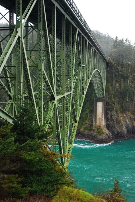 Bridge Over Trouble Waters Day Trips From Seattle, Seafood Grill, Camping Holidays, Thirteenth Doctor, Deception Pass, Good Photos, Pouring Rain, Evergreen State, Whidbey Island