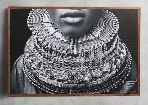 David Ballam, African Landscape, Jewelry Frames, Sophisticated Decor, Elegant Furniture, Decor Pieces, Unique Wall Art, African Art, Black Art