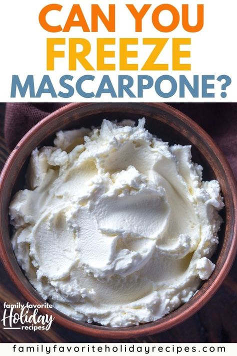 If you're familiar with the Italian cream cheese known as mascarpone, you know how versatile it is! If you're wondering if you can freeze mascarpone, we've got you covered with our full guide of everything you need to know. Marscapone Cheese Recipe, Marscapone Recipes Savoury, What To Do With Mascarpone Cheese, Uses For Mascarpone Cheese, What To Make With Mascarpone Cheese, Recipes With Marscapone Cheese Desserts, Recipes Using Marscapone, Mascarpone Recipes Savoury, Mascarpone Cheese Recipes