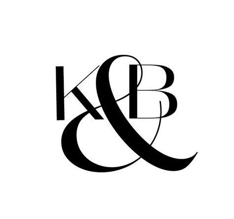 Daily Logo Challenge Day 7 - Fashion Wordmark - K&B 👜 #dailylogochallenge #dailylogo #dailylogochallengeday7 #logo #fashionwordmark #mockup #clothingbrand Infinite Logo, Logo Challenge, $b Wallpaper, K Logos, Fashion Words, Aesthetic Letters, K Wallpaper, B Fashion, Alphabet Design