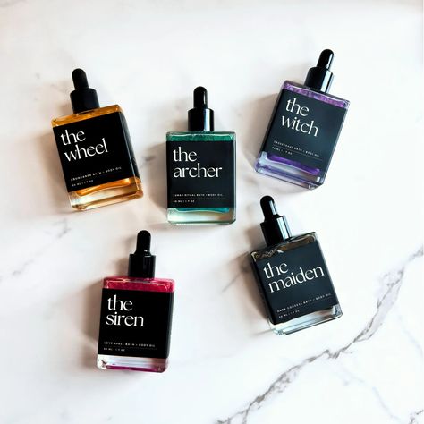 Ritual Bath + Body Oil Sample Set – The Poison Path Post Tattoo Care, Try Try, Real Crystals, Tattoo Care, Ritual Bath, Shower Skin Care, Perfume Scents, Body Oils, Healthy Lifestyle Inspiration