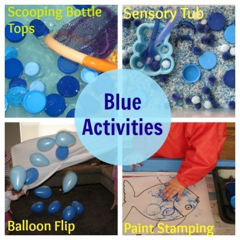 learning the colour blue with hands on activities Blue Activities For Toddlers, Color Blue Activities, Blue Activities, Preschool Color Theme, Colour Activities, Color Activities For Toddlers, Learning Colours, Preschool Color Activities, Color Lessons