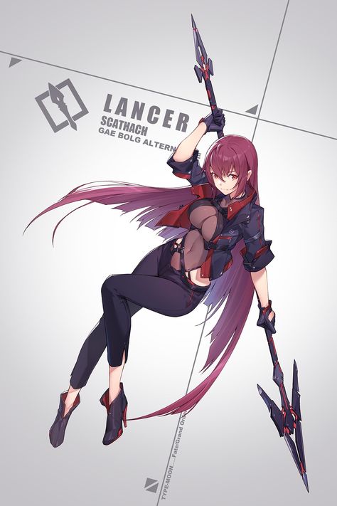 Scathach Fate, Persona Anime, Accel World, Fate Servants, Fate Anime Series, Anime Warrior, Fate Zero, Warrior Girl, Fate Series