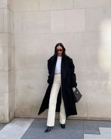 What to Wear with Cream Trousers: Do you love wearing cream pants but feel like they’re always too casual or too formal? If so, you’re not alone! However, with some styling know-how, you can style cream pants in an elegant way that will make you look and feel your best. In this article, we provide […] Cream Trousers Outfit Winter, Cream Pants Outfit Winter, Style Cream Pants, White Trousers Outfit Winter, Cream Trousers Outfit, Trousers Outfit Winter, Going Out Winter Outfits, White Trousers Outfit, Cream Pants Outfit