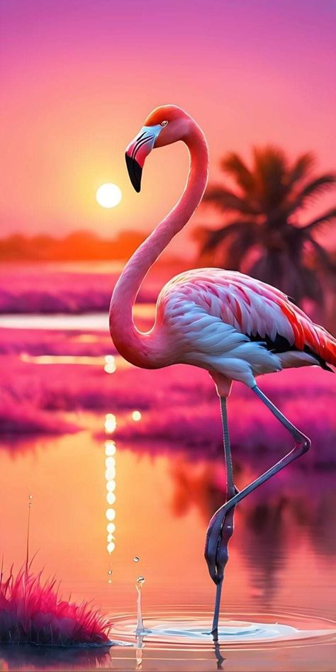 Flamingos Quote, Pink Flamingo Wallpaper, Cute Wallpapers For Android, Image Zen, Flamingo Pictures, Flamingo Art Print, Fancy Flamingo, Flamingo Wallpaper, Flamingo Painting