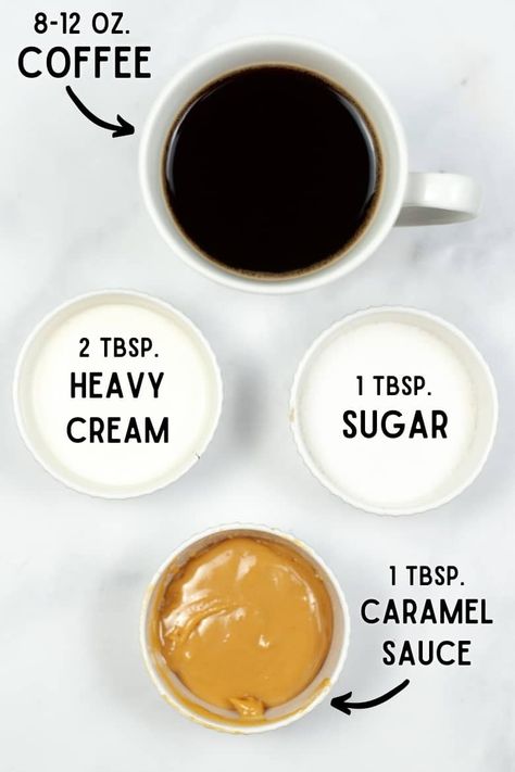 An easy copycat Starbucks caramel macchiato recipe that you can make at home in 5 minutes with coffee, heavy cream, sugar, and caramel sauce. #copycatrecipe #caramel #coffee #starbucks Caramel Macchiato Creamer Recipe, Caramel Creamer Recipe, Starbucks Caramel Macchiato Recipe, Homemade Caramel Macchiato, Caramel Coffee Drinks, Starbucks Caramel Macchiato, Caramel Macchiato Starbucks, Caramel Macchiato Recipe, Magic Elixir