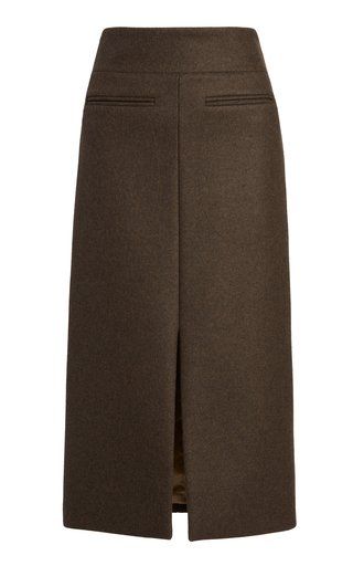 Fall 23, Skirt Trends, Langer Rock, Clothes Women, Straight Skirt, Fashion Design Clothes, 가을 패션, Green Skirt, Skirt Design