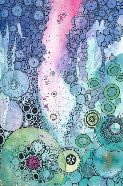 Watercolor Doodle, Ink Doodles, Posca Art, Alcohol Ink Painting, Alcohol Ink Art, Zentangle Art, Drawing Tutorials, Painted Paper, Art Journal Inspiration