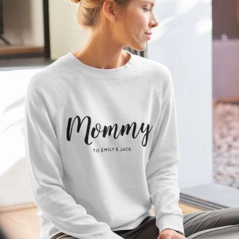 Mom Sweatshirt | Modern Mom Kids Mother's Day Names Visit this site to get this Sweatshirt : http://www.zazzle.fr/sweatshirt_maman_modern_mom_kids_noms_de_la_fete_des_meres-235588011622941271?rf=238872563812538278&tc=MyIns Modern Mom, Kids Names, Mum Birthday, Cool Gifts For Women, Mothers Day Quotes, Mom Sweatshirt, Mom Kid, Women Hoodies Sweatshirts, Mom Birthday