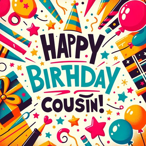 Celebrate your cousin's special day with our lively collection of happy birthday cousin wishes! 🎉👫 Whether you've grown up together like siblings or reunite joyfully at family gatherings, these wishes are perfect to show just how much you treasure the bond.#HappyBirthdayCousin #CousinCelebration #FamilyBirthdays #CousinConnections #BirthdayWishes #KinshipCheer #FamilyFun #CousinLove #SharedMemories #BirthdayBonds Happy Birthday Wishes Cousin, Birthday Cousin, Happy Birthday Calligraphy, Happy Birthday Cousin, Happy Birthday Clip Art, Birthday Party Images, Cousin Birthday, Birthday Clips, Happy Birthday Wishes Images