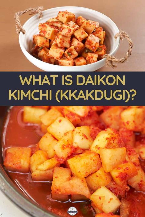 What is Daikon Kimchi? Discover the rich history, preparation techniques, health benefits, and ways to enjoy daikon kimchi in this comprehensive article. Authentic Kimchi Recipe, Daikon Kimchi Recipe, Daikon Kimchi, Homemade Chicken And Dumplings Recipe, Radish Kimchi, Chicken And Dumplings Recipe, Fermented Kimchi, Homemade Chicken And Dumplings, Meals For Four