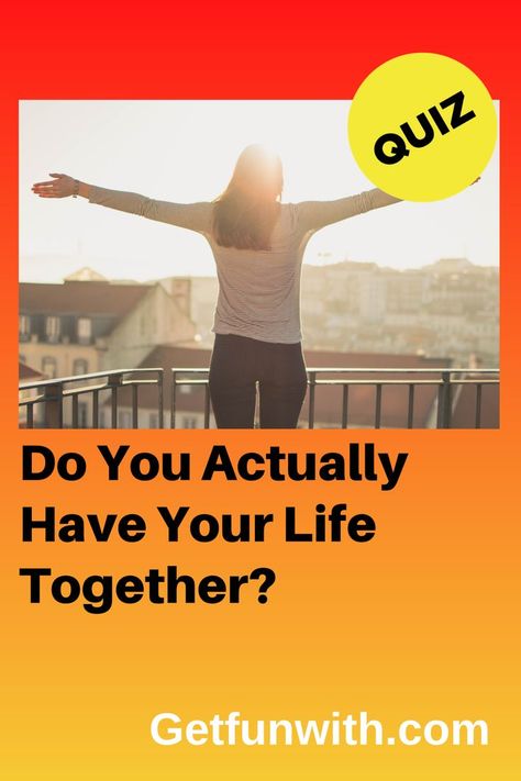 You might think you have your life together, but how seamless is your life really? Ready to find out? Take these 10 quiz questions and discover if you really have your life together. The results might just shock you! Friend Quiz Questions, Best Friend Quiz Questions, Inside Out Emotions, Best Friend Quiz, Big Talk, Friend Quiz, Dog Personality, Creature Of Habit, Quiz Questions