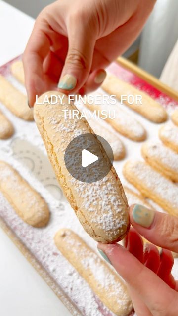 U-Taste Kitchen on Instagram: "Lady fingers for tiramisu. Recipe linked in my bio. #ladyfinger #ladyfingers #tiramisu #baking #recipe #viralvideos #viralreels #viralpost" Lady Finger Biscuits Recipe, Lady Fingers Cake, Lady Fingers Recipe Tiramisu, Tiramisu Ladyfingers Recipe, Ladies Finger Recipe, Cake With Ladyfingers, Lady Finger Cake, Lady Finger Recipe, Ladyfingers Recipe