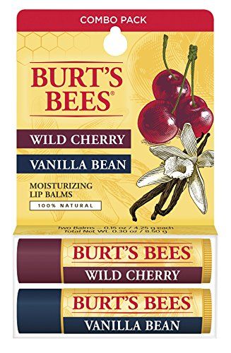 Burts Bees 100 Natural Lip Balm Wild Cherry and Vanilla Bean Blister Box 03 Ounce 2 Count * You can find more details by visiting the image link. (Note:Amazon affiliate link) Burts Bees Lip Balm, Burts Bees Lip, Beeswax Lip Balm, Soften Lips, Wild Cherry, Natural Lip Balm, Eucalyptus Oil, Natural Lip, Moisturizing Lip Balm