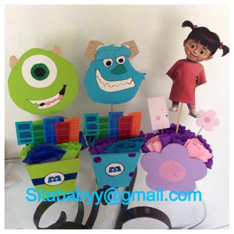 Monster Inc Centerpieces, Monsters Inc Centerpieces, Monster Centerpieces, Monster University Birthday, Monsters Inc Baby Shower, Monsters Inc Baby, Monsters Inc Boo, Monster Inc Birthday, Monster Inc