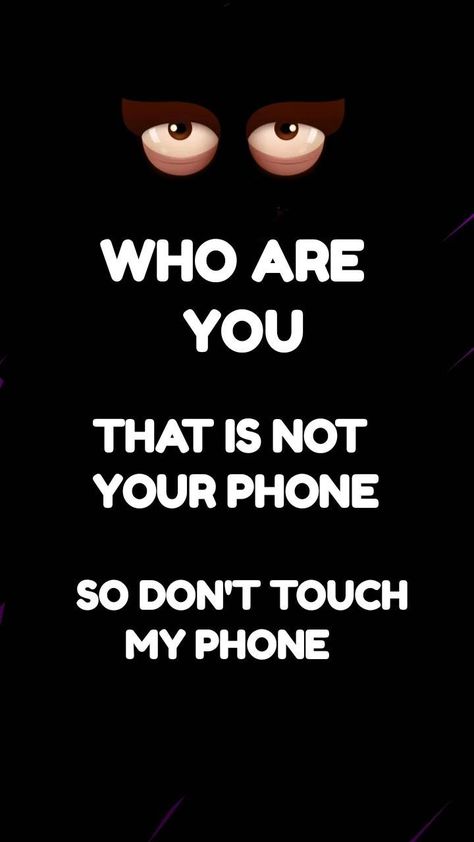 Tech Tips And Tricks, Dont Touch My Phone, Funny Lock Screen Wallpaper, Don't Touch My Phone, Facebook Profile Photo, Funny Lockscreen, Iphone Dynamic Wallpaper, Pick Up Lines Funny, Sassy Wallpaper