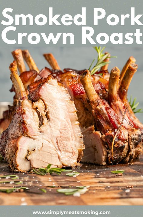 Looking for the best pork roast crown recipe? This holiday favorite is perfect for Christmas or Thanksgiving. Learn how to cook a juicy, bone-in roast with a tasty marinade and stuffing. Get tips on cooking time and serving ideas. Tap to see the recipe for pork roast crown. Pork Crown Roast Recipe, Recipe For Pork Roast, Crown Roast Recipe, Pork Crown Roast, Crown Roast Of Pork, Pork Loin Ribs, Crown Roast, Rack Of Pork, Roasted Olives