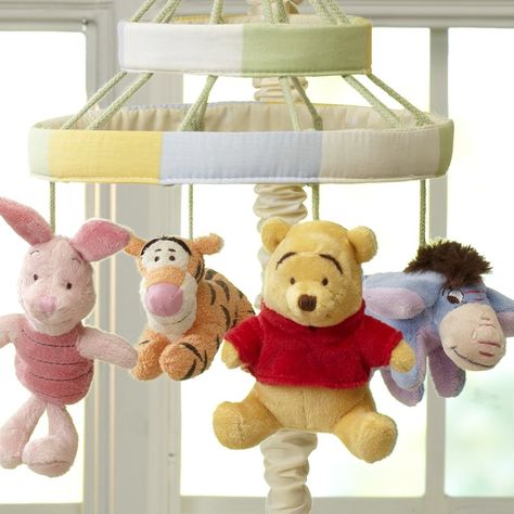 Disney Winnie the Pooh Peeking Pooh Musical Mobile Disney Baby Room, Disney Baby Nursery, Nursery Winnie The Pooh, Pooh Bear Nursery, Winnie The Pooh Stuff, Disney Themed Nursery, Baby Winnie The Pooh, Boy Nursery Themes, Pooh Nursery