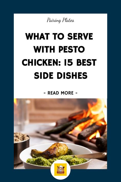 Discover the perfect pairings for your pesto chicken 🍗🌿 #delicious #dinnerideas Side Dish For Pesto Chicken, What To Serve With Pesto Chicken, Pesto Chicken Side Dishes, What To Serve With Pesto, Pesto Corn, Sides For Chicken, Baked Pesto Chicken, Creamy Pesto Pasta, Pesto Potatoes