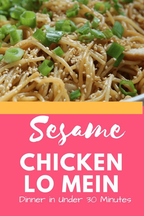 Seseme Chicken, Healthy Chicken Lo Mein, Chicken Lo Mein Recipe, Lo Mein Recipe, Chicken Pasta Dishes, Chicken Lo Mein, Lo Mein Recipes, Cozy Life, Lo Mein