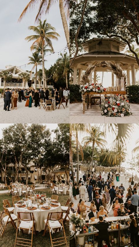 Bakers Cay Resort Key Largo Wedding, Key West Wedding Ideas, Beach House Wedding Reception, Key Largo Wedding, Wedding Reception Tables Layout, Florida Wedding Venues Beach, Island Wedding Reception, Casa Marina Key West, Wedding Reception Tables Centerpieces