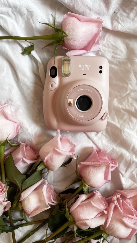 Pink Instax Camera Aesthetic, Pink Instax Camera, Camera Aesthetic Pink, Pink Camera Aesthetic, Girlish Wallpapers, Pink Wallpaper Ipad, Love Pink Wallpaper, Iphone Wallpaper Classy, Pink Photography