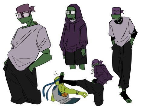 Donnie X Y/n Rottmnt, Rise Donnie, Tmnt Characters, Donatello Tmnt, Tmnt Comics, Artsy Background, Ninja Turtles Artwork, Tmnt Artwork, Teenage Ninja