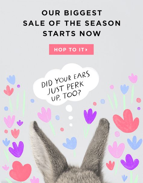 Loft - Glad you're awake Easter Newsletter, Email Campaign Ideas, Spring Graphics, Hotel Marketing, Sale Campaign, Email Inspiration, Email Template Design, Email Ideas, Sale Emails