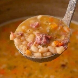 Navy Bean Soup - Self Proclaimed Foodie Bean Soup With Ham Bone And Canned Beans, Navy Bean And Ham Soup Stove Top, Ham And Bean Soup Stovetop, Navy Beans Crockpot, Ham Hock And Bean Soup, Navy Bean And Ham Soup, Navy Beans And Ham, Navy Bean Recipes, Smoked Ham Hocks