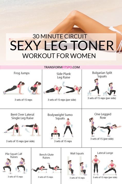 Here are the secrets for sexy leg toner lower body circuit! This killer 30 minute lower body circuit will work all of your legs helping to tone them up, giving you some sexy curves! This workout for women will have you full of confidence and you’ll look AMAZING in those stockings at the office. Flaunt that mini skirt in style and have heads turning! #sexylegs #womensworkouts #hotlegs #summerbody #femalefitness Leg Toner Workout, Lower Body Circuit, Yoga Relaxation, Leg Workout At Home, 12 Minute Workout, Muscle Abdominal, Workout For Women, Workout Program, Body Workout Plan