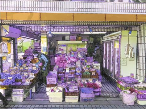 Drew a small grocery store I saw while visiting Tokyo The post Drew a small grocery store I saw while visiting Tokyo appeared first on Alo Japan. Small Grocery Store, Visit Tokyo, Digital Painting Techniques, Paintings And Drawings, Image Painting, Interesting Buildings, Japan Photo, Artist Websites, Photography Inspo