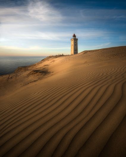 "Desert Lighthouse" by Philip Slotte #fstoppers #Landscape #Denmark #scandinavia #Nature #Desert #Lighthouse #Travel #Nikon Dubai Desert, Editor Wallpaper, Beautiful Lighthouse, Neutral Art, Background Editor, City Buildings, Nature Photographs, Photography Techniques, Photo Background