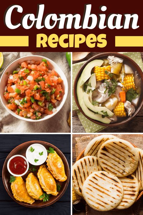 These traditional Columbian recipes are hearty and so tasty! From meats to fish to beverages, spice up your meals with these easy Columbian dishes. Columbia Food, Columbian Recipes, Colombian Dishes, Colombian Recipes, Colombian Cuisine, Colombian Food, Hispanic Food, Russian Recipes, World Recipes