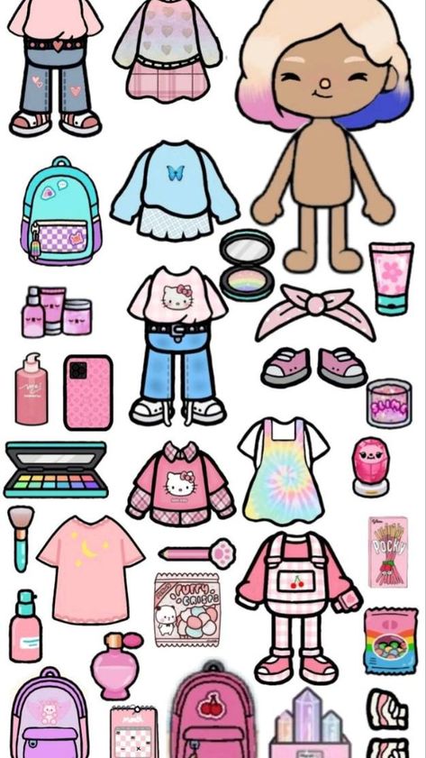 Princess Paper Dolls Printable, Princess Paper Dolls, Free Printable Paper Dolls, Paper Doll Printable Templates, Paper Dolls Clothing, Hello Kitty Crafts, Paper Dolls Diy, Character Template, Paper Toys Template