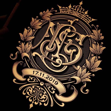 Lettering Tattoo Design, Dr Tattoo, Victorian Lettering, Lettering Tattoo, Motif Art Deco, Tattoo Lettering Fonts, Monogram Logo Design, Vintage Typography, Vintage Lettering