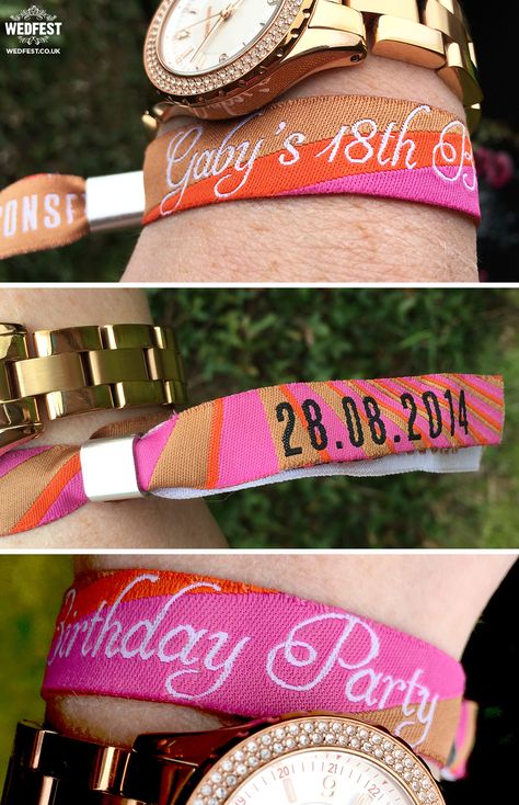 Party Wristbands | Birthday Wristbands | Event Wristbands | WEDFEST Festival Wristbands Diy, Music Festival Themed Birthday Party, Palooza Birthday Party, Birthday Wristbands, Music Festival Themed Party, Music Festival Birthday Party, Music Festival Birthday, Wristbands Festival, Wristband Diy