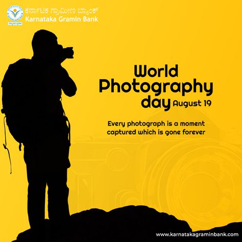 Photography Day Poster, Happy Womens, International Days, World Photography Day, Poster Quotes, Classroom Quotes, Photography Day, Gone Forever, World Photography