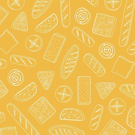 Vector line art style bread illustration... | Premium Vector #Freepik #vector Illustration Background Pattern, Bread Illustration, Vector Line Art, Line Art Style, Vector Line, Illustration Background, Background Patterns, Premium Vector, Art Style