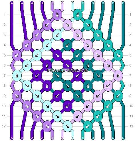 Normal pattern #103931 | BraceletBook Bracelets Patterns, Diy Friendship Bracelets Patterns, Friendship Bracelets Diy, Square Diamond, Friendship Bracelet Patterns, Bracelet Patterns, Friendship Bracelet, Friendship Bracelets, Diamonds