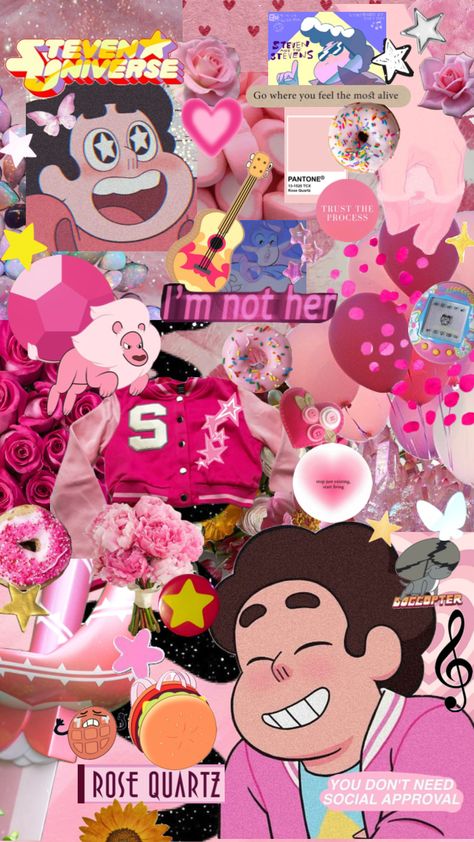 Steven Universe 💓 #su #stevenuniverse #stevenuniversefuture #vibes #wallpaper #art #quotes Steven Universe Quotes, Universe Wallpaper, Steven Uni, Steven Universe Wallpaper, Kirby Character, Vibes Wallpaper, Steven Universe Gem, Sailor Moon Wallpaper, Soft Boy