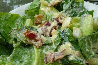 Old-Fashioned Wilted Lettuce | Allrecipes Wilted Lettuce Recipe, Wilted Lettuce Salad, Potluck Salad, Lettuce Recipes, Wilted Lettuce, Salad Lettuce, Leaf Lettuce, Slow Cooker Pasta, Lettuce Salad