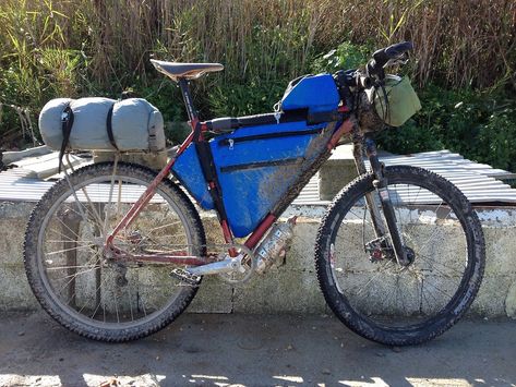 Trek Mtb, Bike Frame Bag, Bikepacking Gear, Bikepacking Bags, Bike Packing, Bike Bags, Biking Diy, Bike Camping, Super Adventure